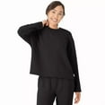 thumbnail image 1 of Hanes Originals French Terry Pullover, Cropped Crewneck Sweatshirt for Women, Comfywear Loungewear, 1 of 4
