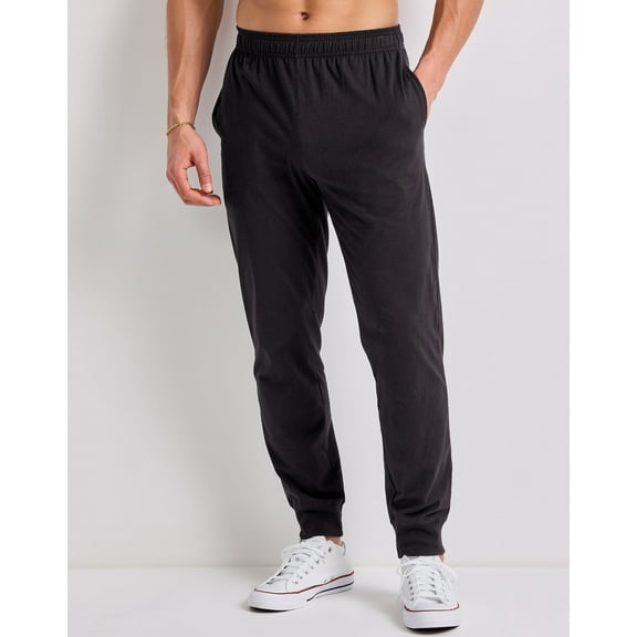 Hanes Originals Joggers Men's Cotton Jersey Sweatpants Pockets Regular Fit 30.5" inseam