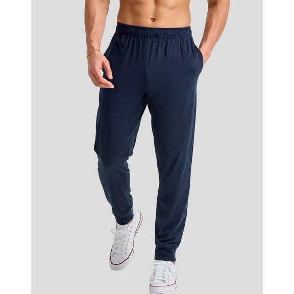 Hanes Originals Joggers Pockets Men's Tri-Blend Lightweight Drawcord Elastic Waistband 30.5" inseam