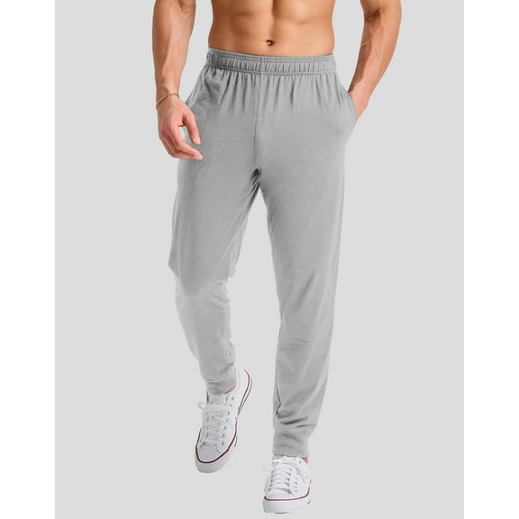 Hanes Originals Joggers Pockets Men's Tri-Blend Lightweight Drawcord Elastic Waistband 30.5" inseam