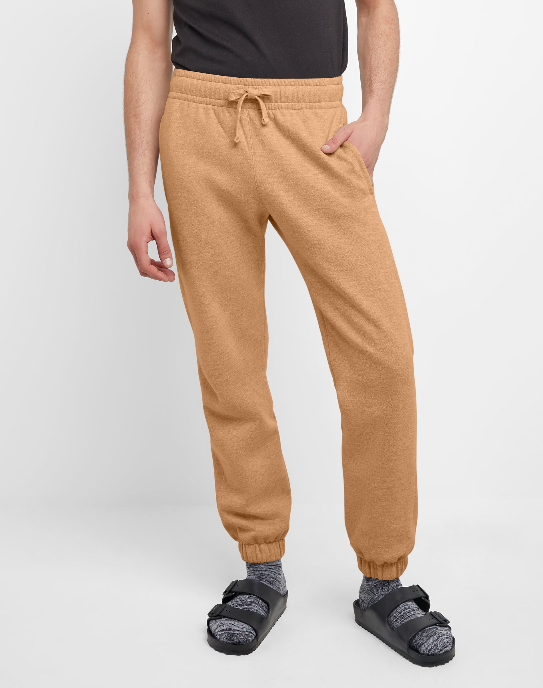 Hanes Jogger Sweatpants Originals Men's Fleece Midweight with Pockets sz S-2XL