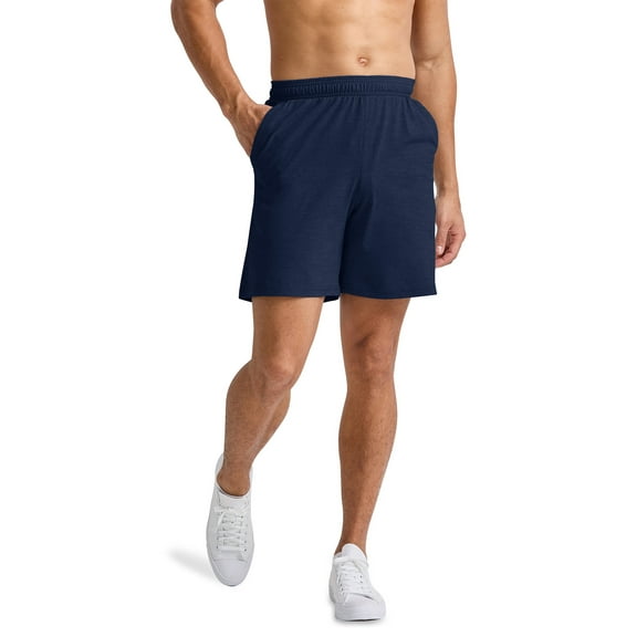 Hanes Originals Men's & Big Men's Tri-Blend Jersey 7" inseam Shorts , S-4XL
