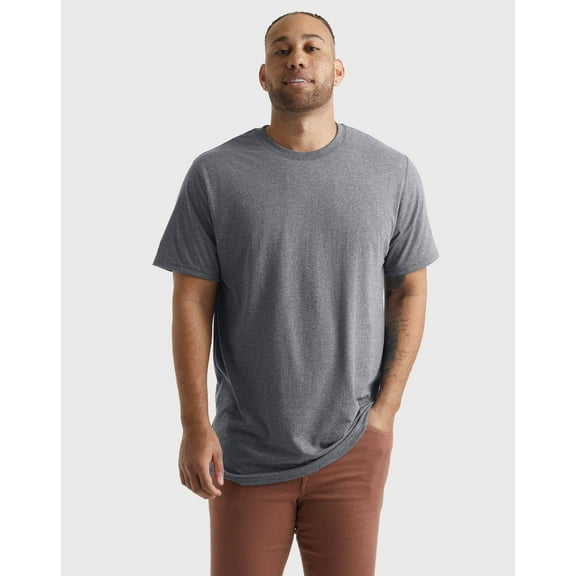 Hanes Originals Men's Tri-Blend T-Shirt (Big & Tall Sizes) Slate XLT