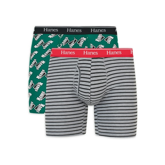 Hanes Originals Men’s Boxer Briefs, 2-Pack, Sizes S-3XL