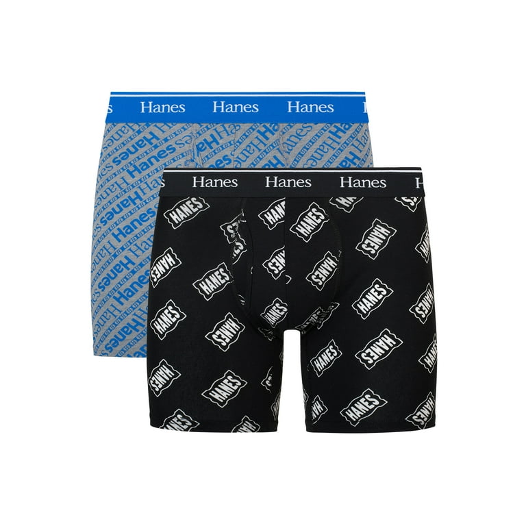 Hanes Originals Men's Stretch Cotton Trunk Underwear, Moisture