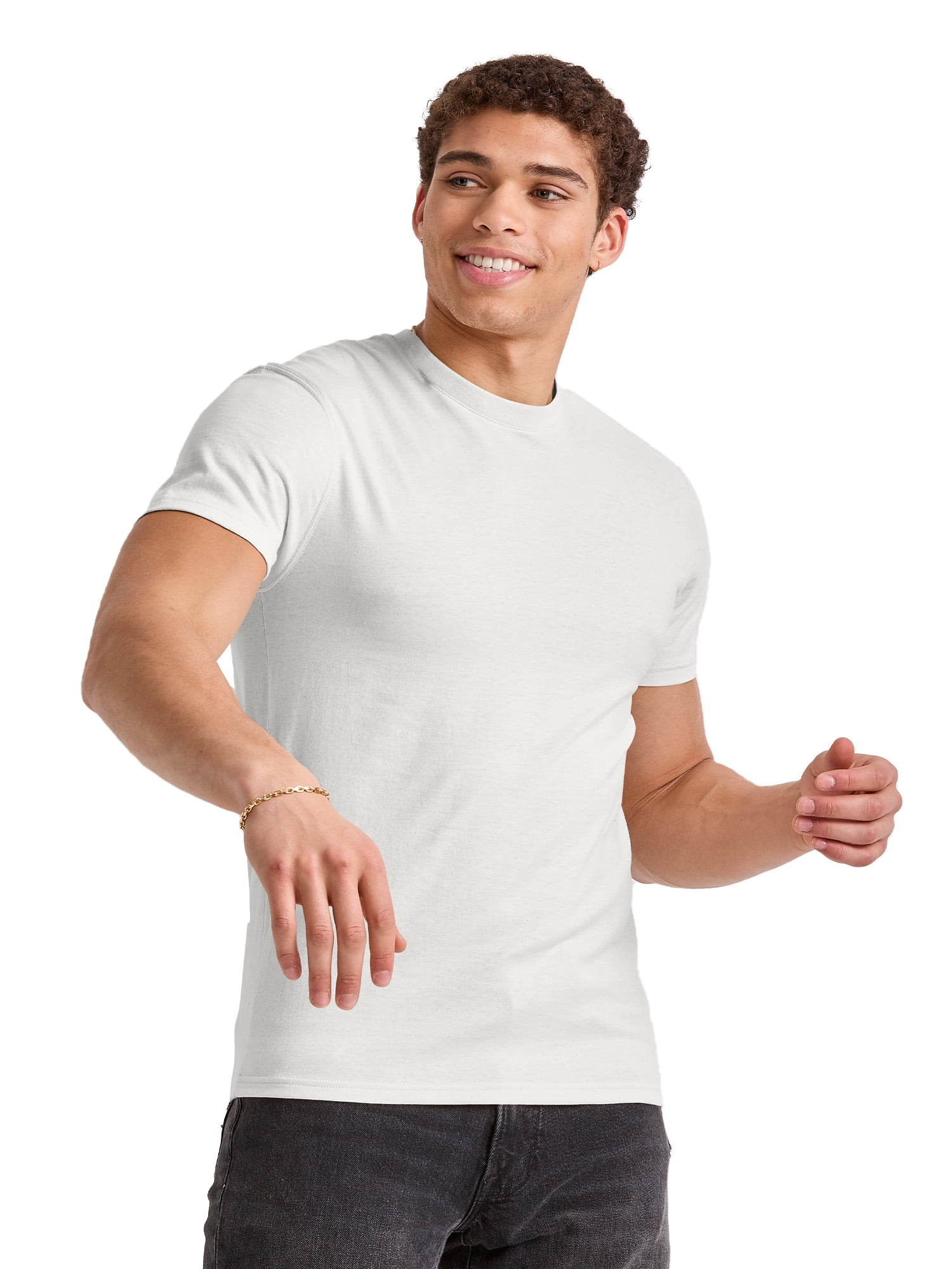 Hanes Originals Men's Cotton Lightweight Short Sleeve T-Shirt, Size S-3XL
