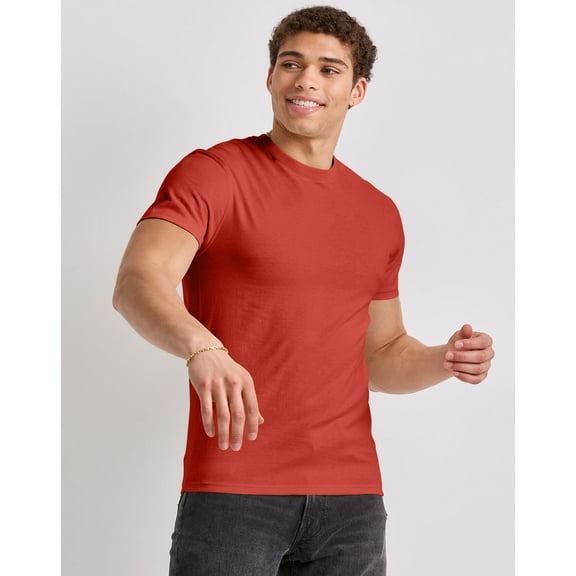 Hanes Originals Men's Lightweight Cotton Short Sleeve Crewneck T-Shirt, Sizes S-3XL