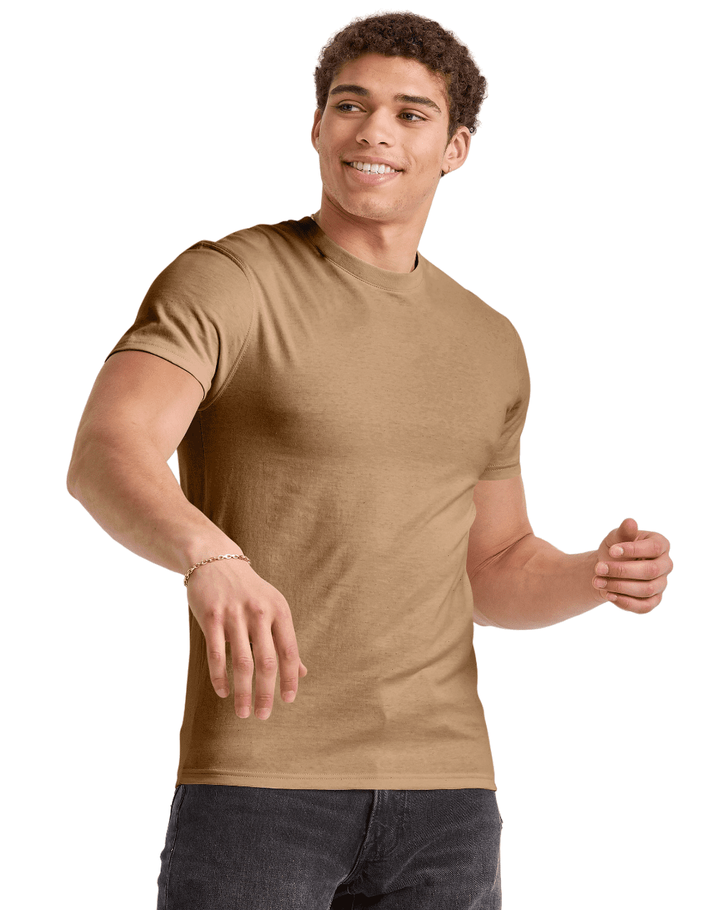 Hanes Originals Men's Cotton Lightweight Short Sleeve T-Shirt, Size S-3XL