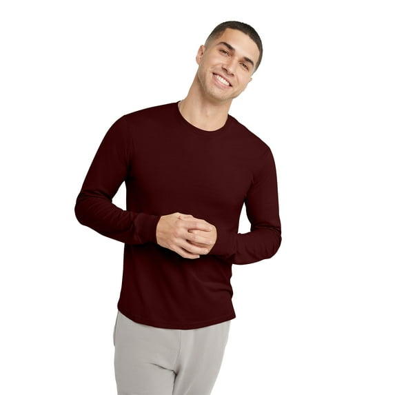 Hanes Originals Men's & Tall Men's Garment Dyed Long-Sleeve T-Shirt, Sizes S-4XLT