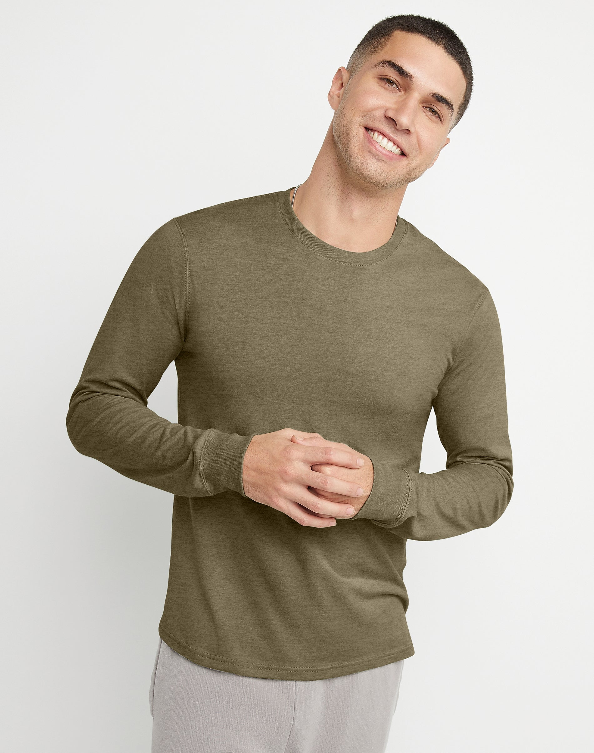 No Boundaries Men's & Big Men's Oversized Long Sleeve Tee No Boundaries Men's & Big Men's Oversized Long Sleeve Tee