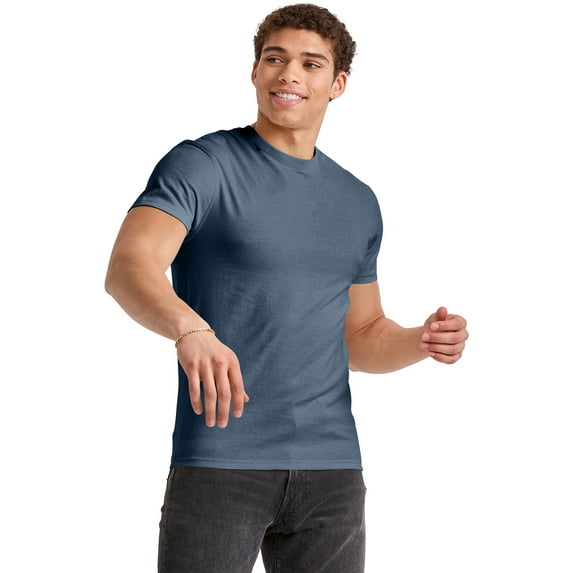 Hanes Originals Men's Lightweight Cotton Short Sleeve Crewneck T-Shirt, Sizes S-3XL