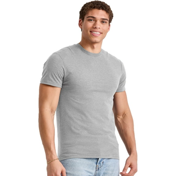 Hanes Originals Men's Lightweight Cotton Short Sleeve Crewneck T-Shirt, Sizes S-3XL
