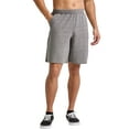 thumbnail image 1 of Hanes Originals Men's French Terry Sweat Shorts, 9" Black Heather 4XL, 1 of 6