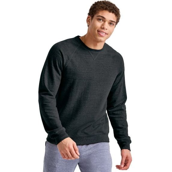 Hanes Men's Originals French Terry Tri-Blend Crewneck Sweatshirt, Sizes S-2XL