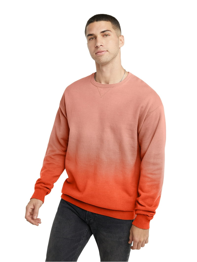 Hanes Originals Men's Garment Dyed Fleece Sweatshirt, Sizes S-3XL