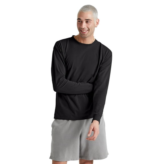 Hanes Originals Men's Garment Dyed Long-Sleeve T-Shirt, Sizes S-3XL