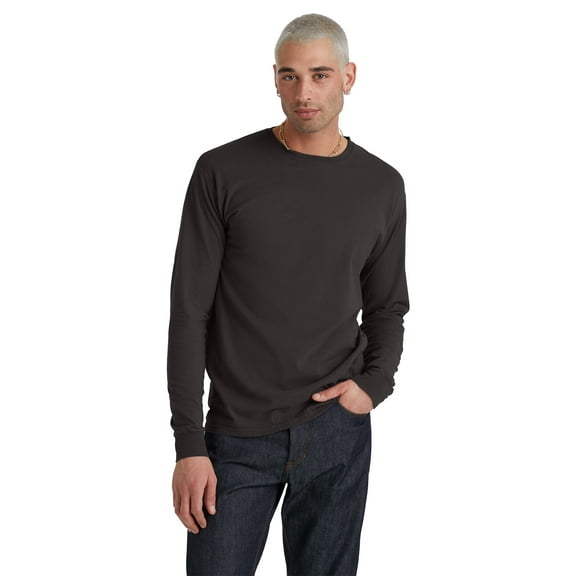 Hanes Originals Men's Garment Dyed Long-Sleeve T-Shirt, Sizes S-3XL