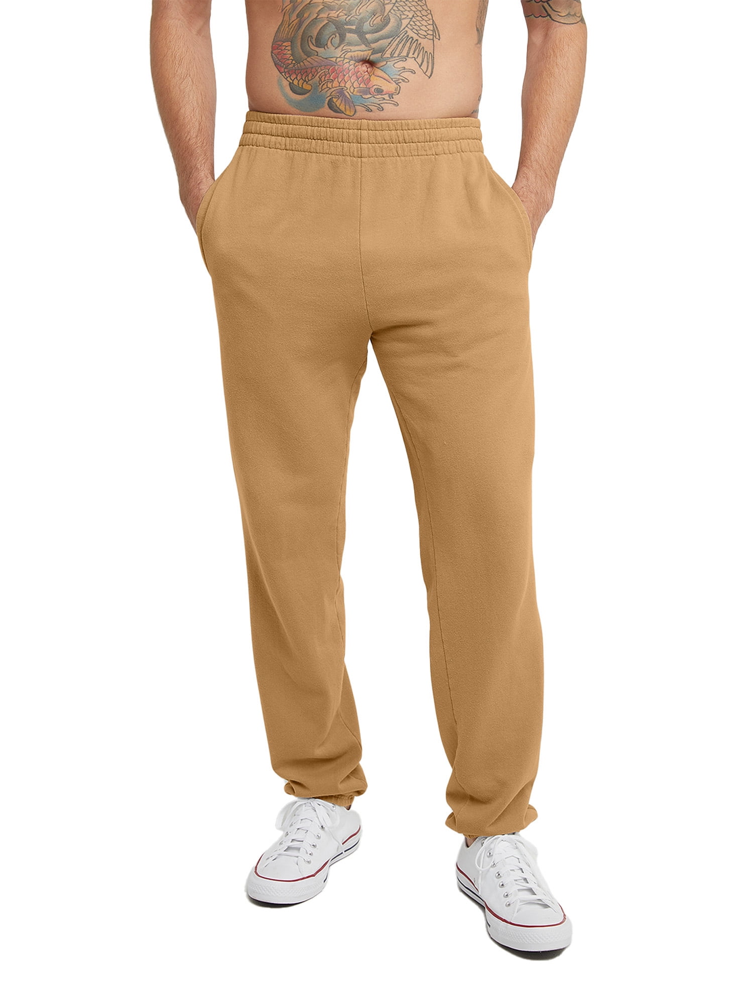 Hanes Originals Men's Garment Dyed Sweatpants with Pockets, 31 Concrete  Gray L 