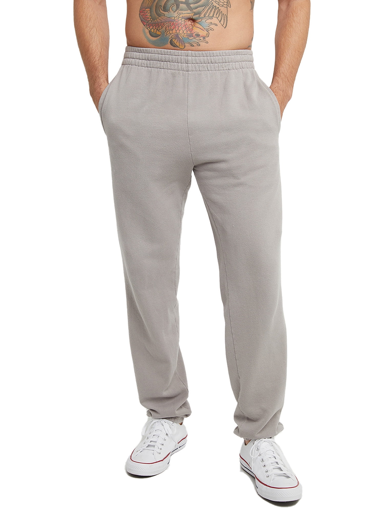 Hanes Originals Men's Garment Dyed Sweatpants with Pockets, 31 Concrete  Gray 2XL 