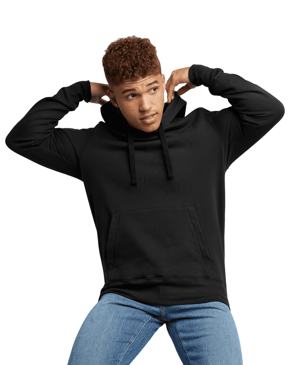 Hanes Originals Men's Midweight Fleece Pullover Hooded Sweatshirt, Sizes S-2XL