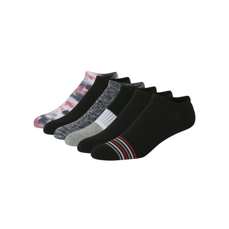 Hanes Originals Men’s No Show Socks, 6-12, 6-Pairs