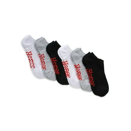 Hanes Originals Men's No-Show Socks, Moisture Wicking, 6-Pair Pack