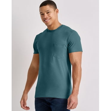 Hanes Originals Men's Pocket T-Shirt Cotton Crewneck Short Sleeve Tee Lightweight S-3XL