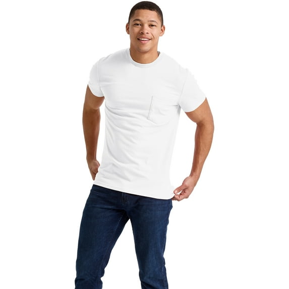 Hanes Men's & Big & Tall Men's Triblend Lightweight Crewneck Tee Shirt, Sizes S-4XLT