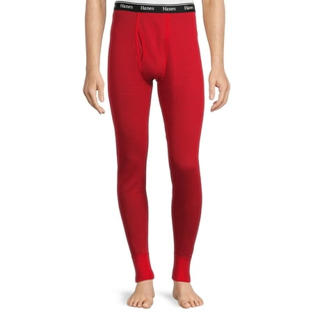 Hanes Originals Men's Raschel Reversible Knit Thermal Bottom, Sizes S-2XL