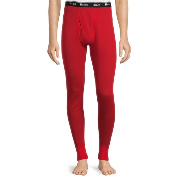 Hanes Originals Men's Raschel Reversible Knit Thermal Bottom, Sizes S-2XL