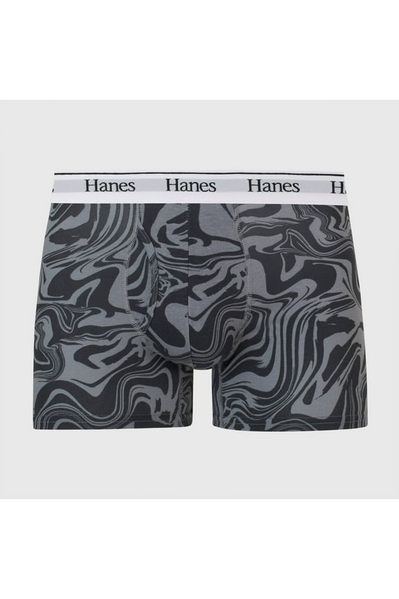 Originals Men's STRETCH TRUNK 3-Pack "modern fit & COTTON STRETCH" Size " L" Gray/Black