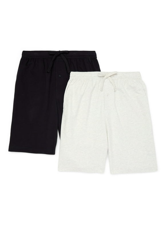 Originals Men's Soft Cotton French Terry Knit Sleep Shorts, 2-Pack, Sizes S-2XL
