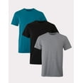 thumbnail image 1 of Hanes Originals Men’s Stretch Crewneck T-Shirt, Moisture-Wicking, Assorted, 3-Pack S, 1 of 7