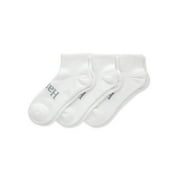 HANES Ankle Socks Pack, 3 Pairs, Originals SuperSoft Ankle Socks for Men, Comfort Stretch