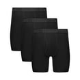 thumbnail image 1 of SuperSoft Underwear Boxer Briefs, 3-Pack, Total Support Pouch, Black, 3-Pack, 1 of 10