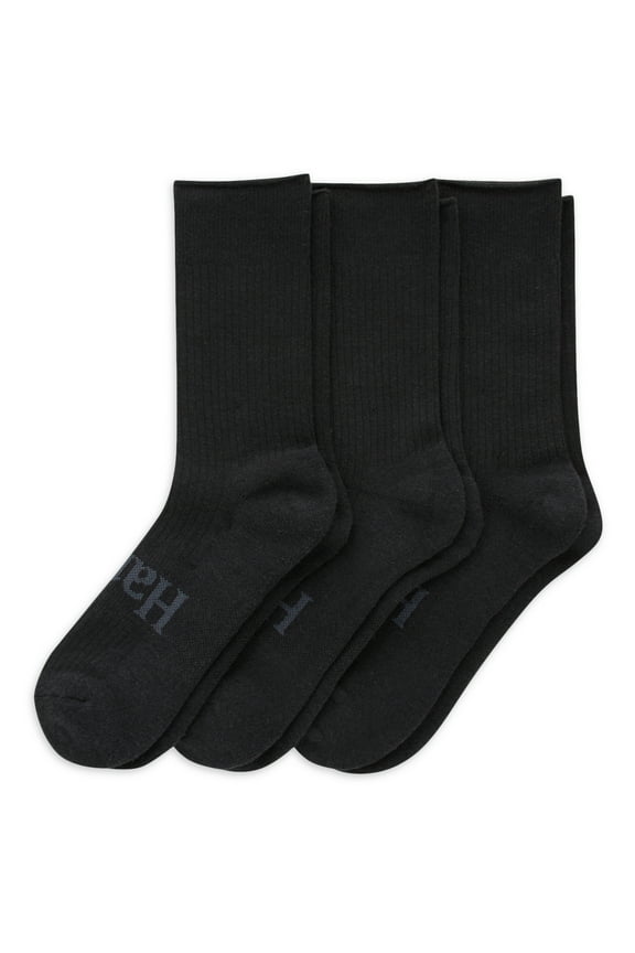 Crew Socks Pack, 3 Pairs, Originals SuperSoft Crew Socks for Men, Comfort Stretch