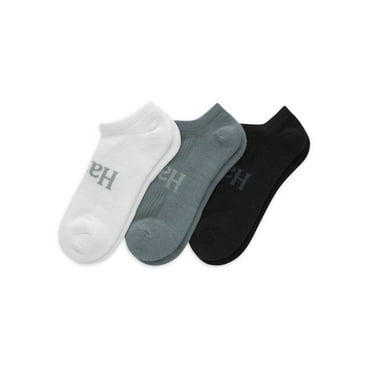 Hanes Originals Men’s SuperSoft No Show Socks, 6-12, 3-Pairs