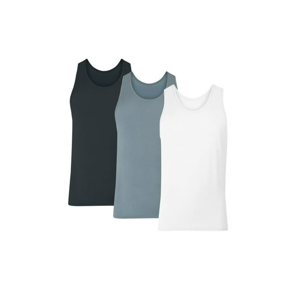 Hanes Originals Men's SuperSoft Tanks, 3-Pack
