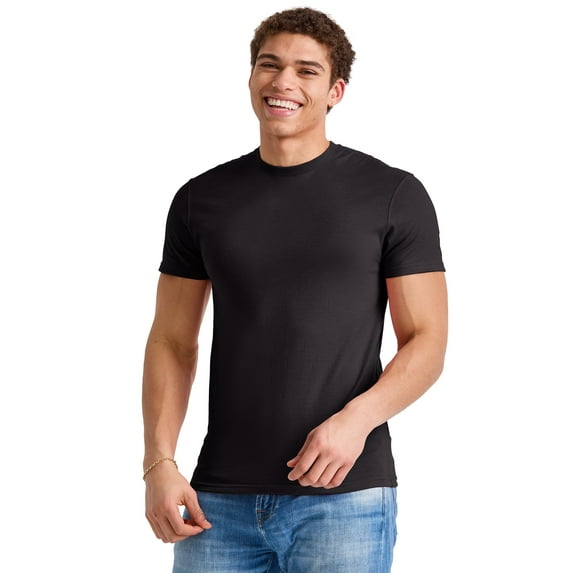 Hanes Originals Men's T-Shirt Short Sleeve Tri-Blend Crewneck Modern Fit