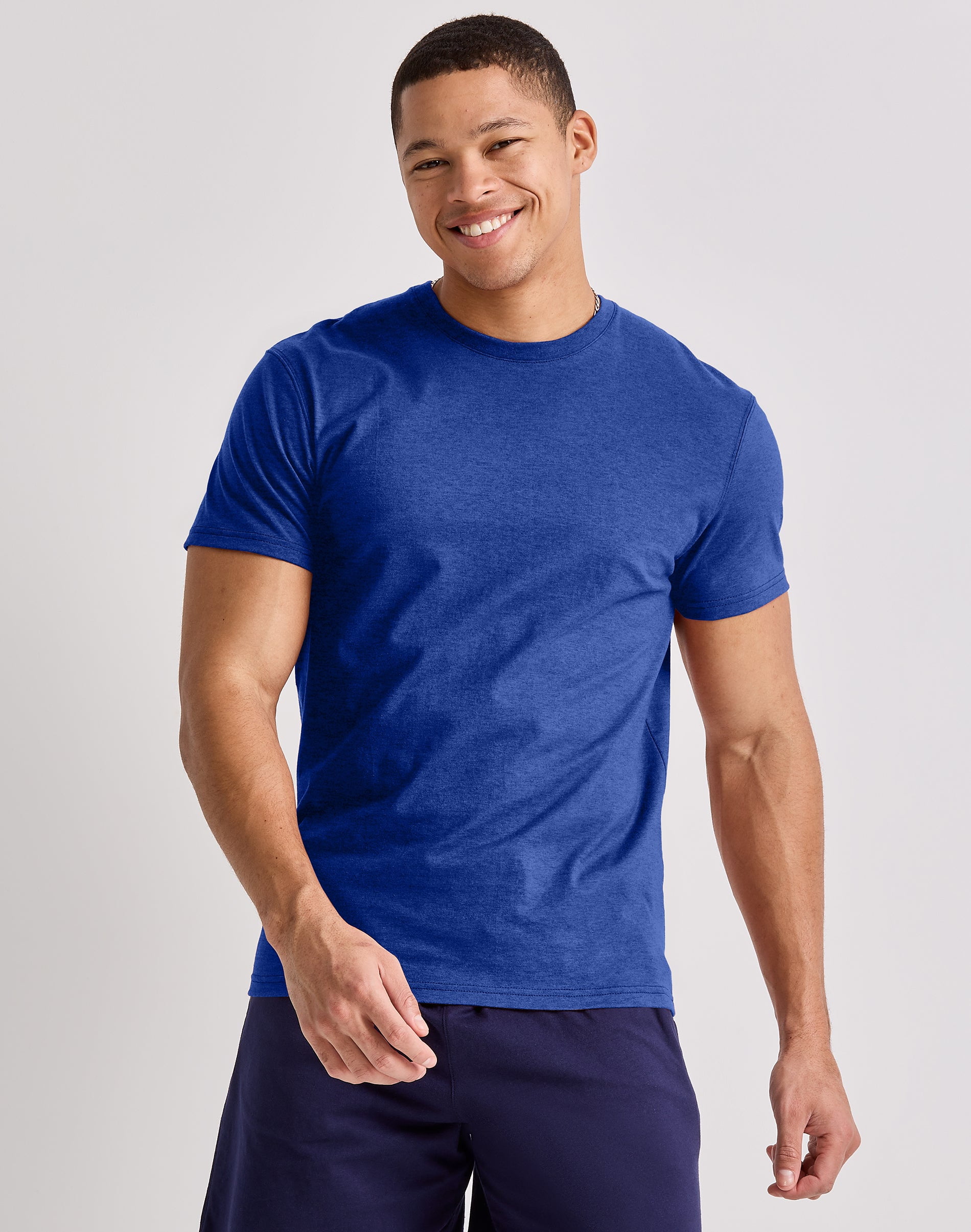 Hanes Originals Men's T-Shirt Short Sleeve Tri-Blend Crewneck Modern ...
