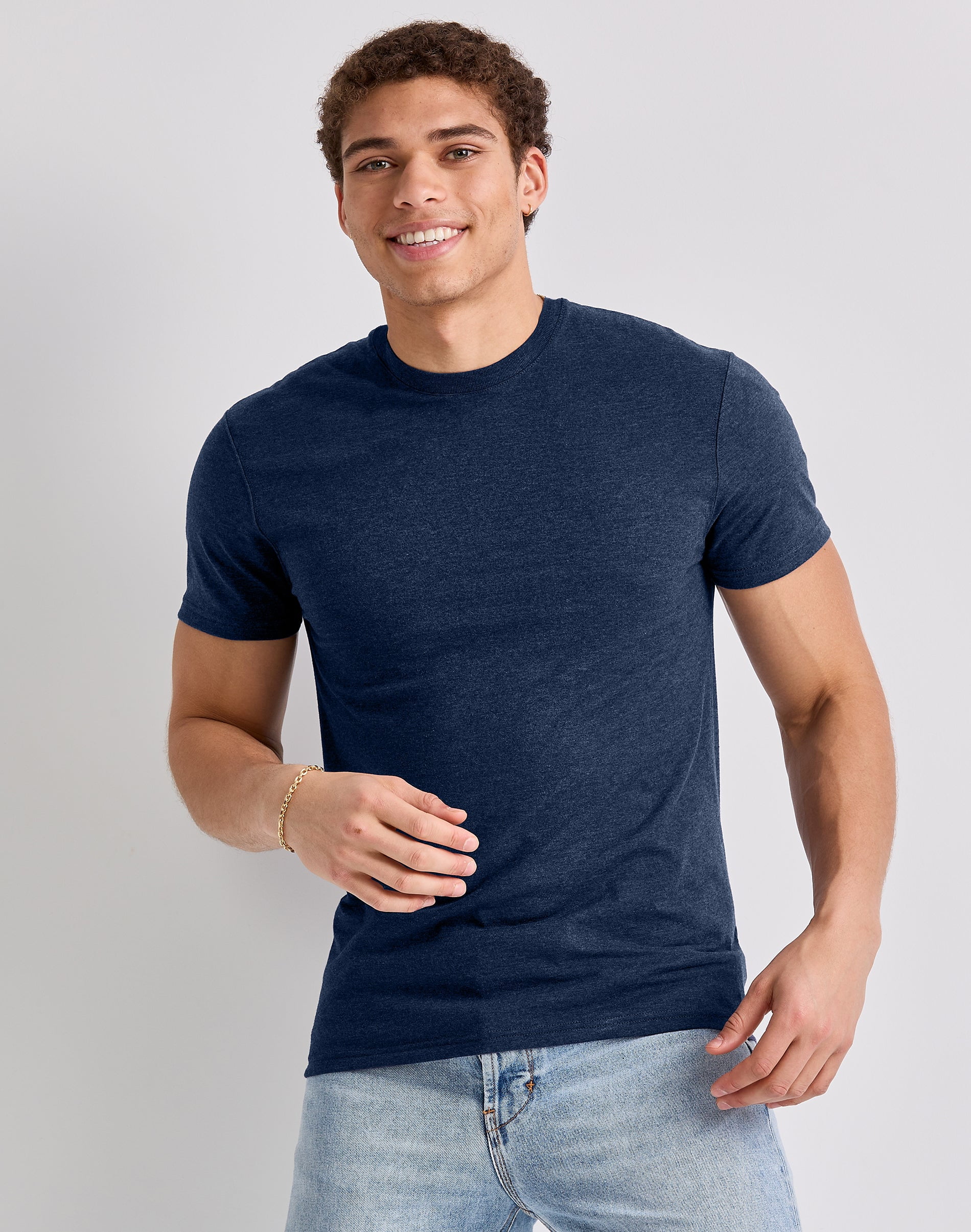 Hanes Originals Men's T-Shirt Tri-Blend Short Sleeve Crewneck Big & Tall Sizes LT-4XLT