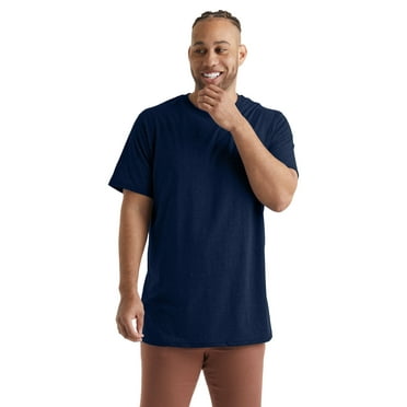 Hanes Men's & Big & Tall Men's Triblend Lightweight Crewneck Tee Shirt, Sizes S-4XLT