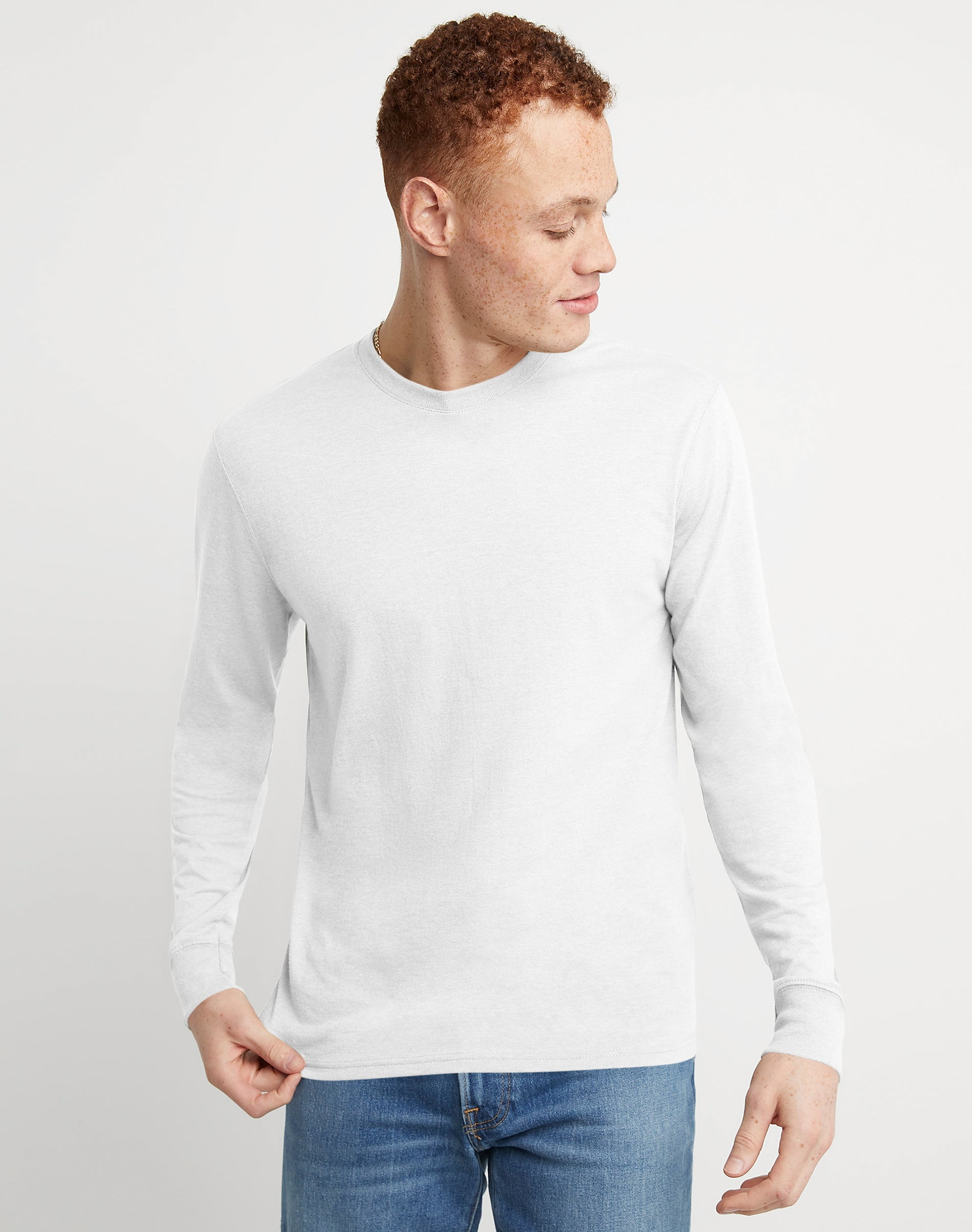 Hanes Originals Men's TriBlend Long Sleeve TShirt (Big & Tall Sizes