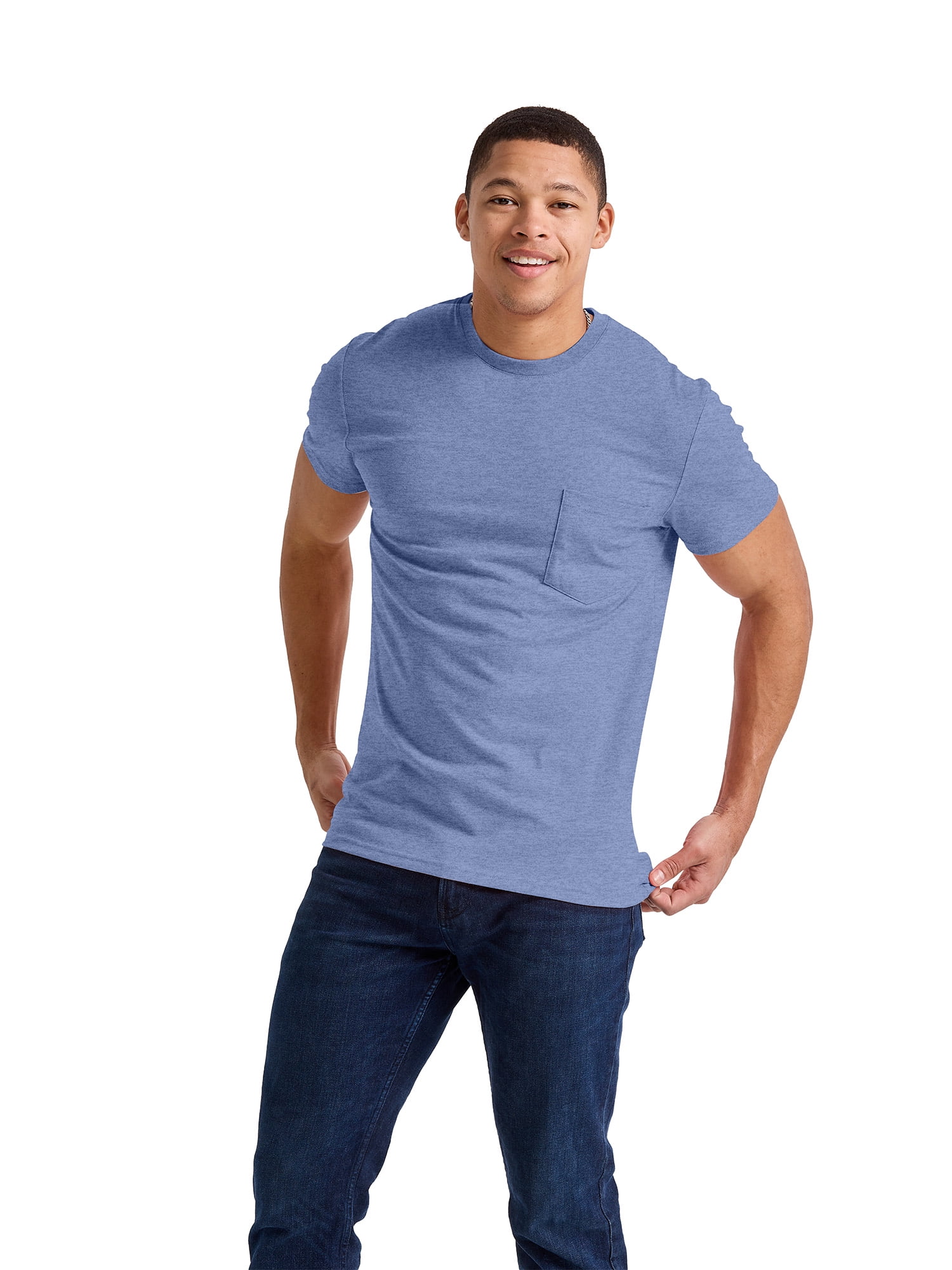 Hanes Originals Men's Tri-Blend Pocket T-Shirt, Sizes S-3XL