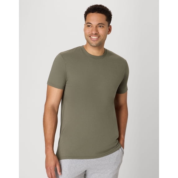 Hanes Originals Men's Tri-Blend T-Shirt (Big & Tall Sizes) Fatigue Green 3XT