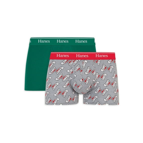 Hanes Originals Men’s Underwear Trunks, 2-Pack, Sizes S-3XL