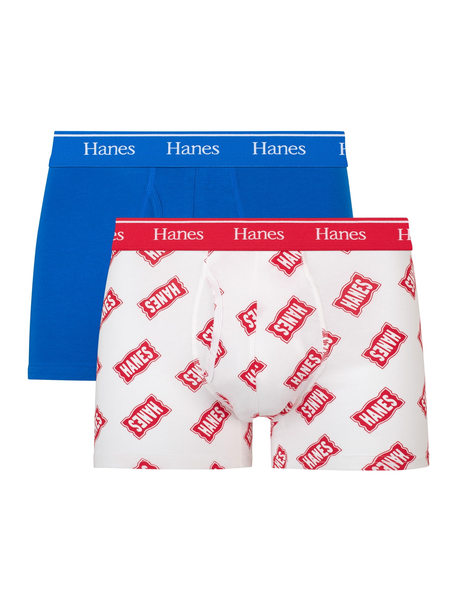 Hanes Originals Men’s Underwear Trunks, MoistureWicking Stretch Cotton, 2Pack
