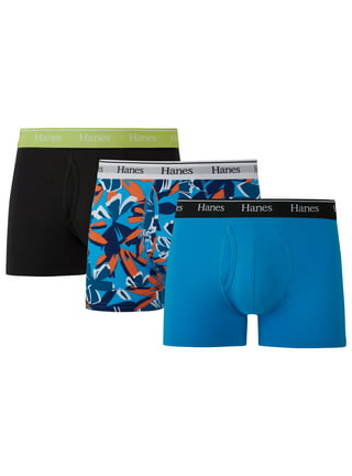 Hanes Men's Boxer Briefs Pack, Moisture-Wicking Cotton Blend Underwear  3-Pack, Odor-Control Sexy Boxer Briefs, 3-Pack