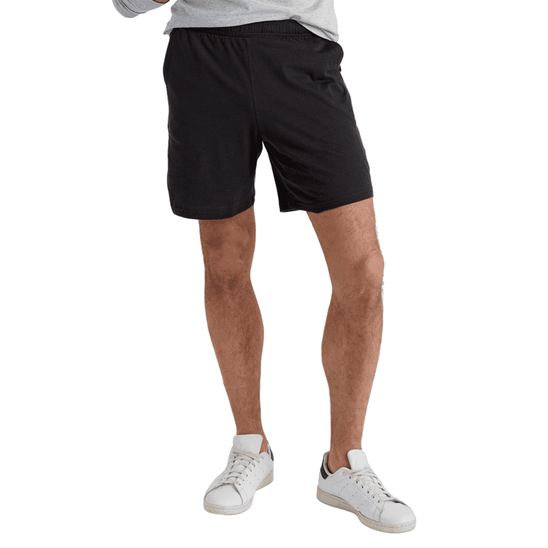 Hanes Originals Mens Cotton Shorts w Pockets 7 Inseam Sizes S 3XL