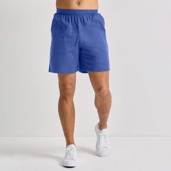 Hanes Originals Shorts Men's Gym Workout Pockets Cool Comfortable Cotton 7 Inseam